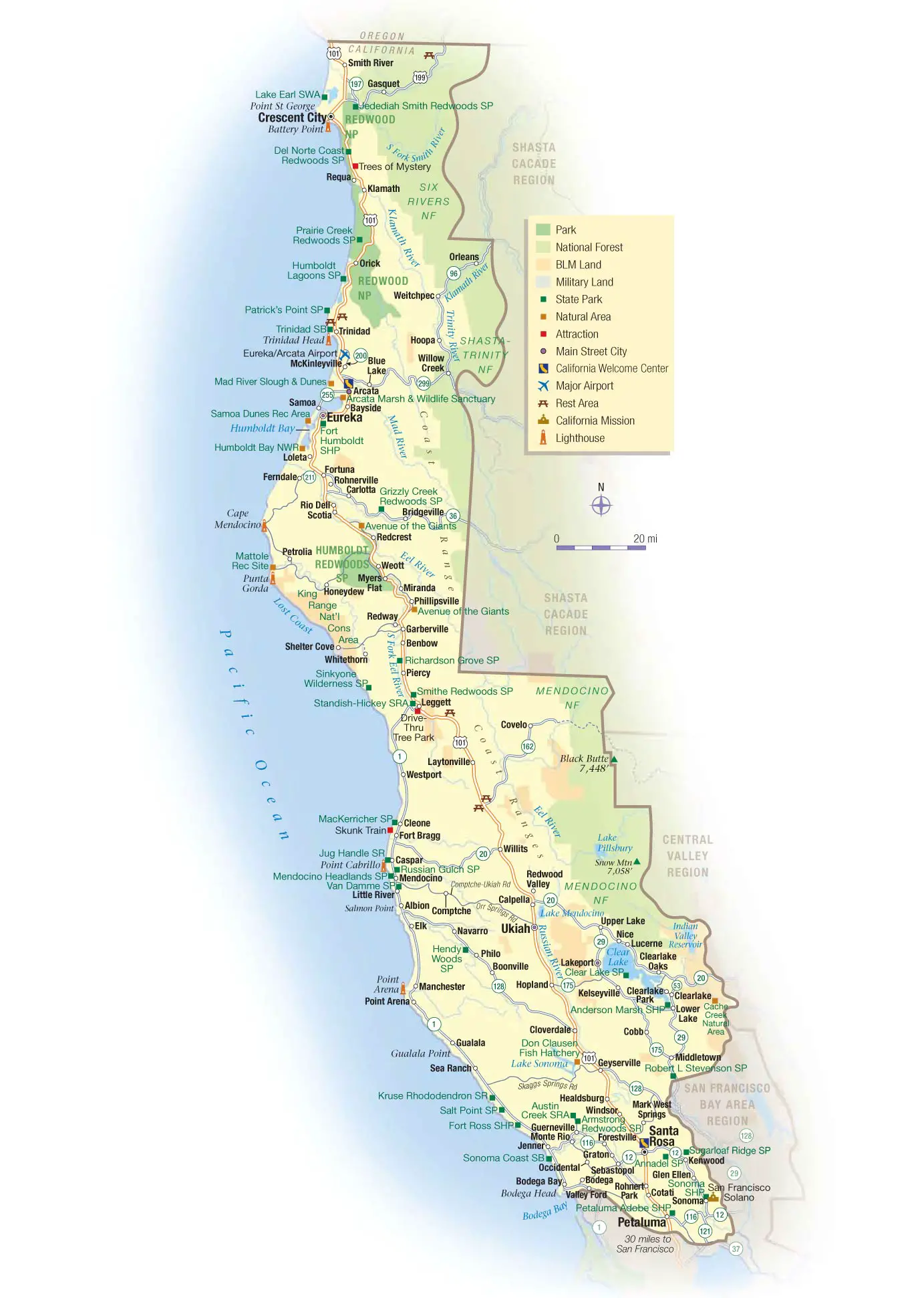 california map coast