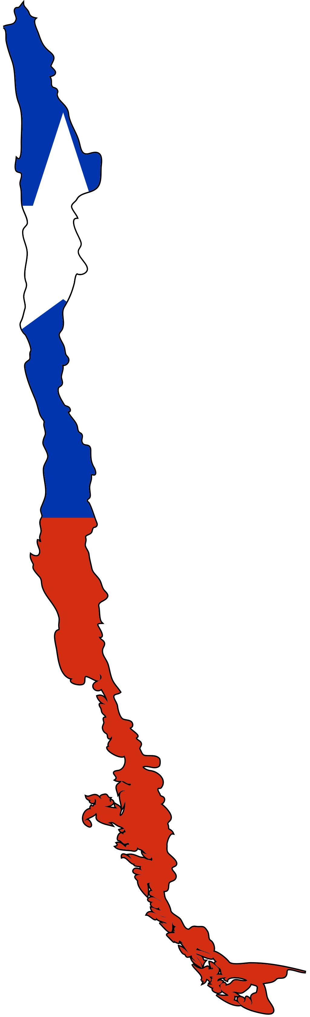 Chile Bandera Mapa At Anita Mackey Blog