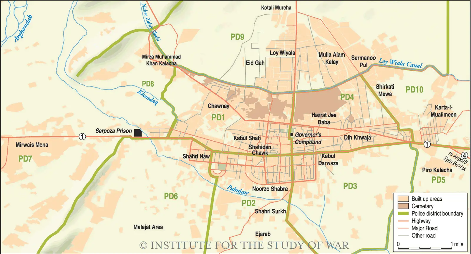 Kandahar City - Mapsof.net
