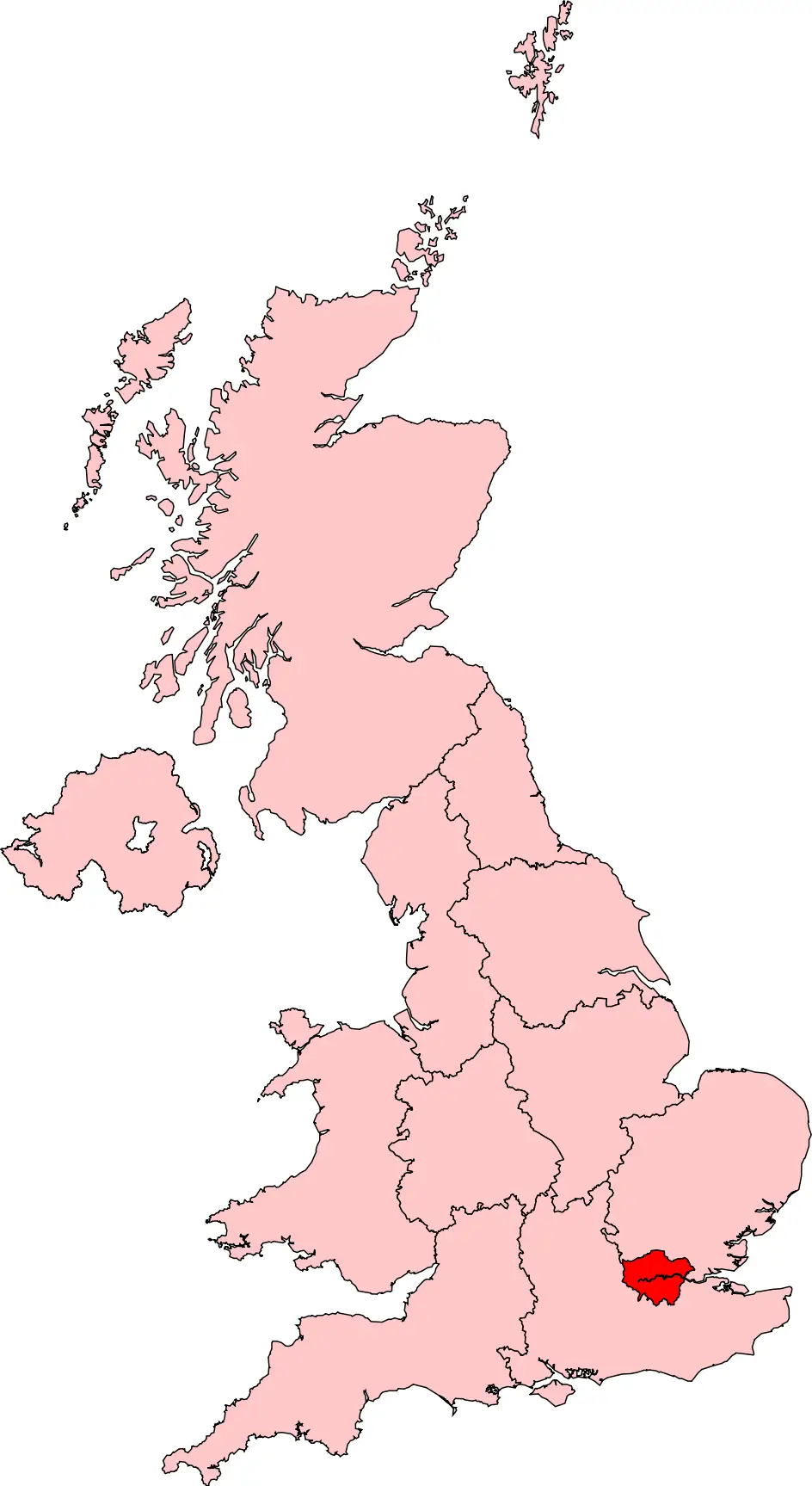 Map Of London Uk