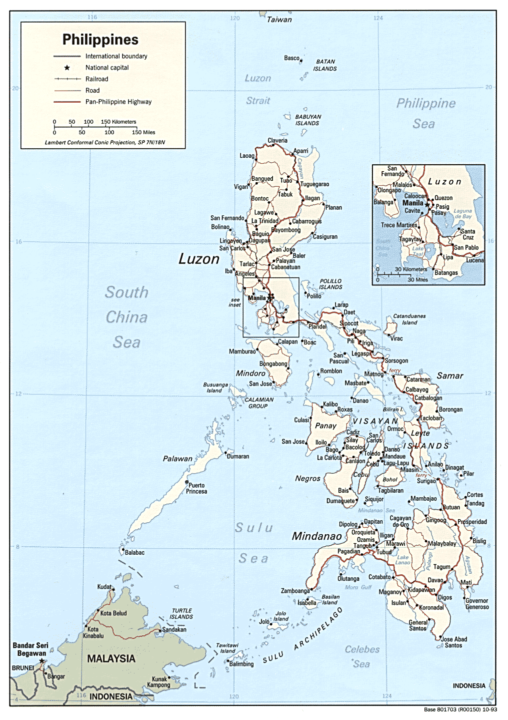 Detailed Map Of North Luzon