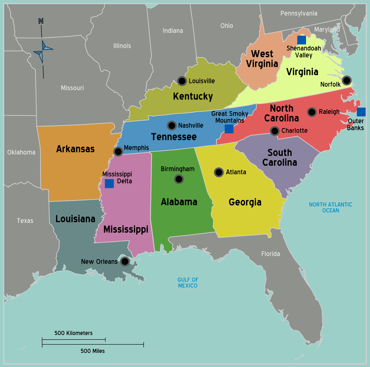 The South Usa Map Time Zones Map