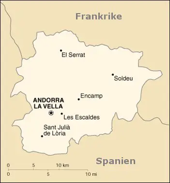 Andorra Karta • Mapsof.net