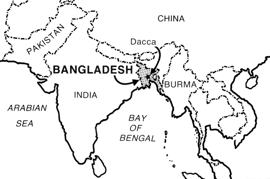 Map Of Bangladesh With Cities. Bangladesh maps.
