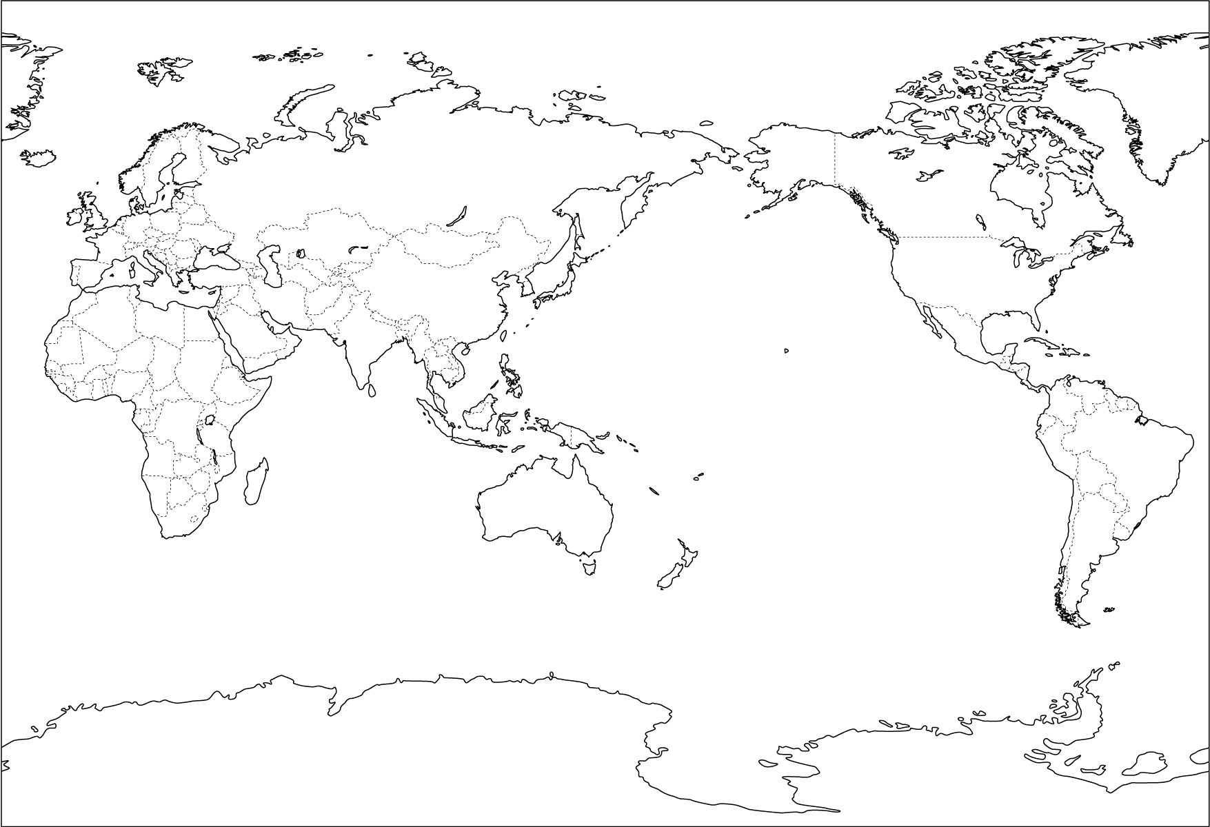 World+map+blank+political