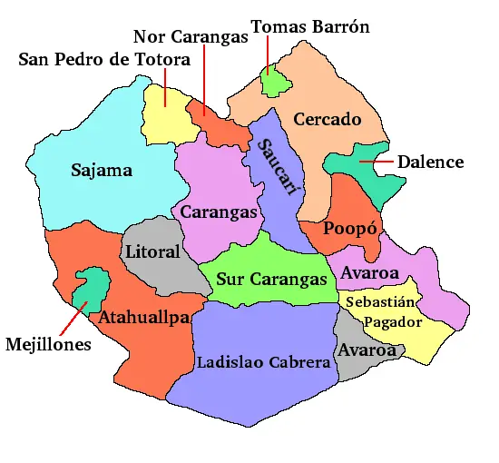 Political Map Of Bolivia. Bolivia maps.