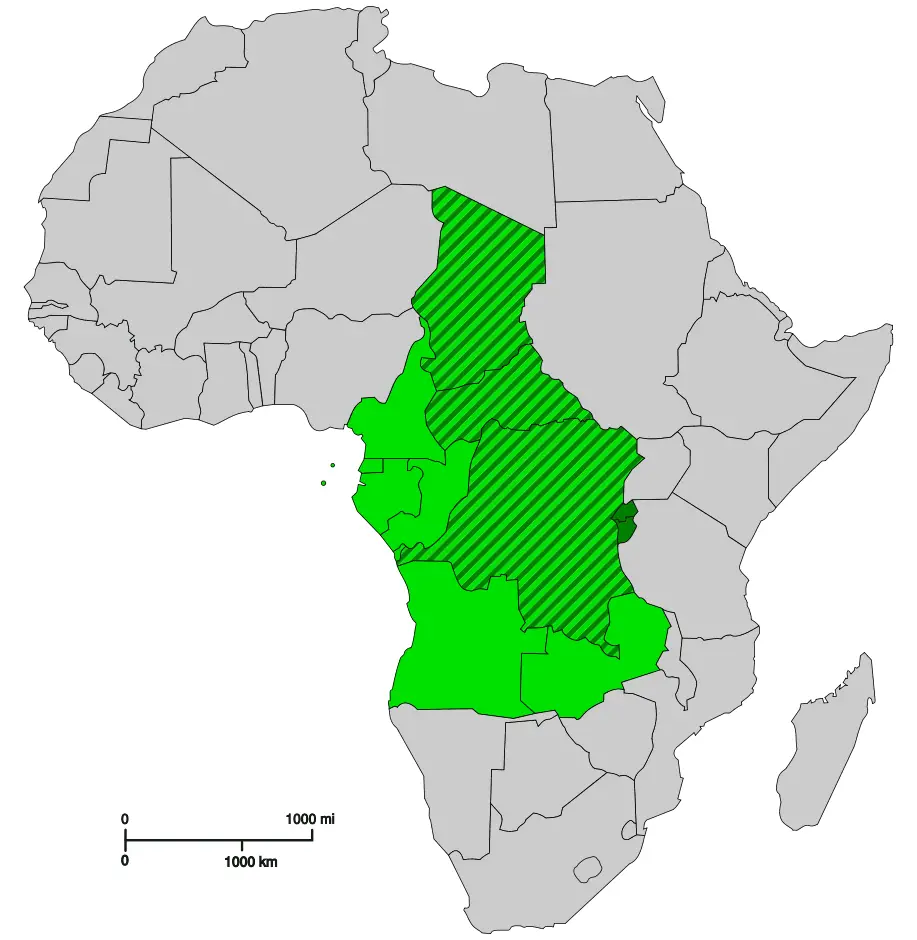 Map Of Central Africa 83