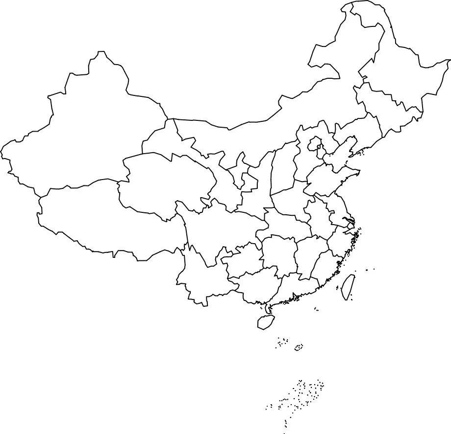 China Map Coloring Pages Coloring Page Blog