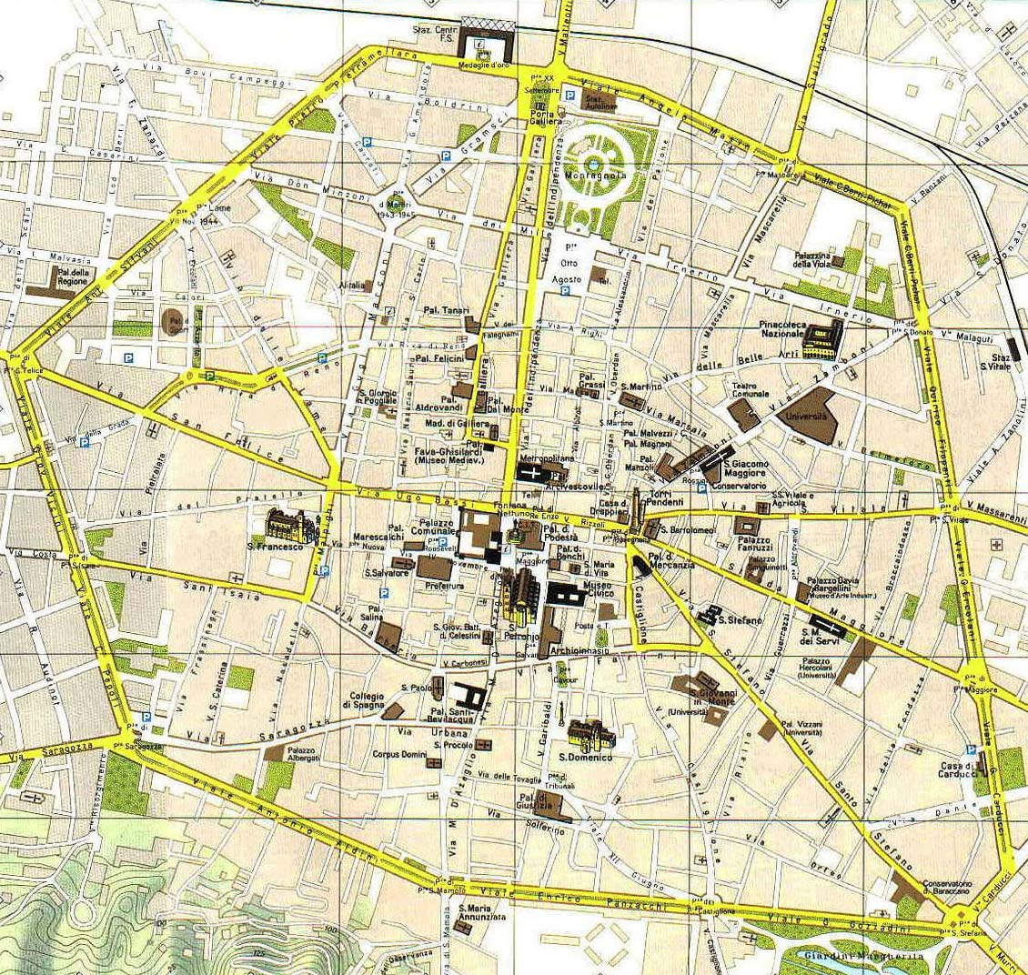 Map Bologna