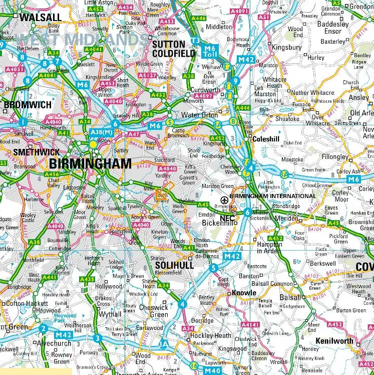 City Map of Birmingham - Mapsof.net
