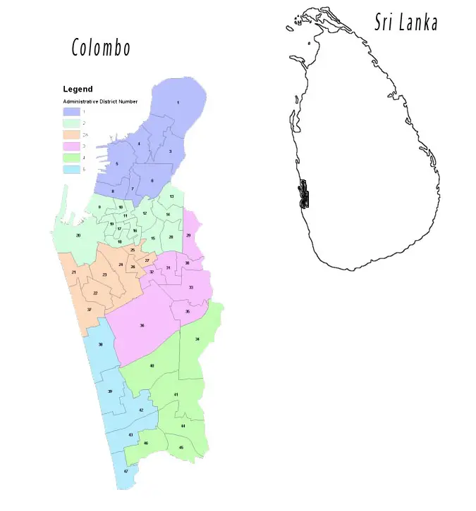 map of sri lanka colombo. Sri Lanka maps.