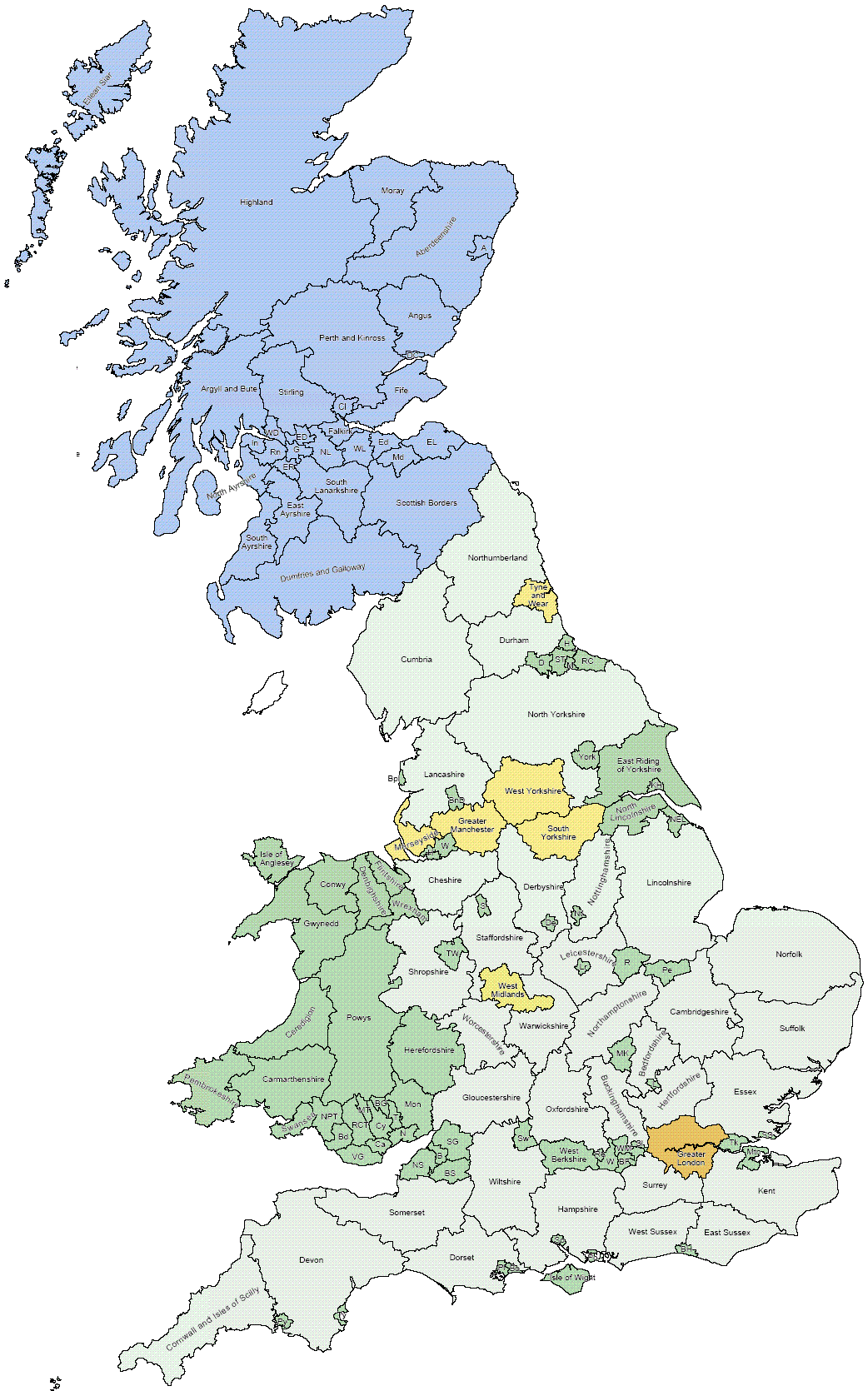 counties-in-uk-mapsof