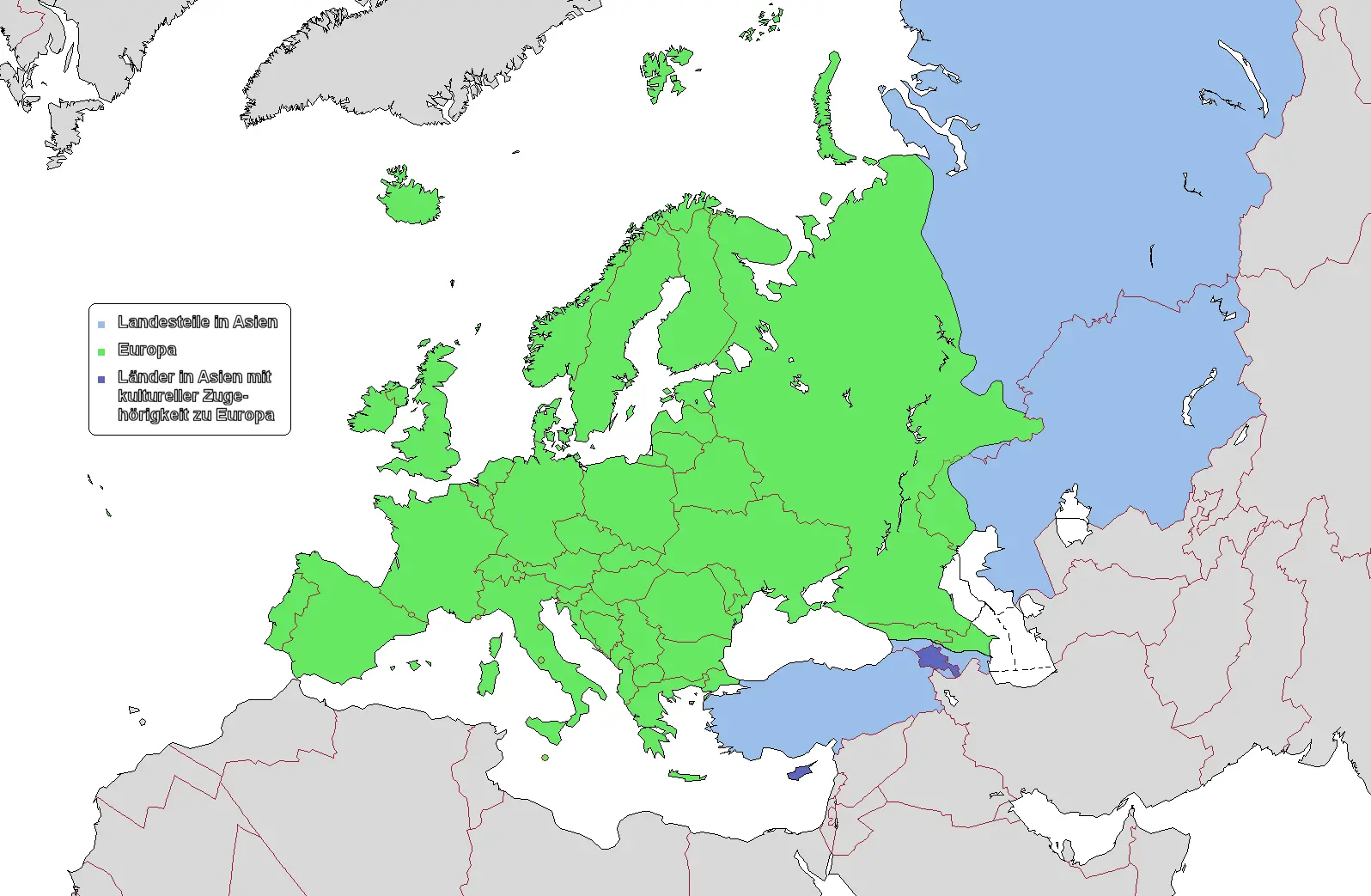 Europa Geografisch Map De • Mapsof.net