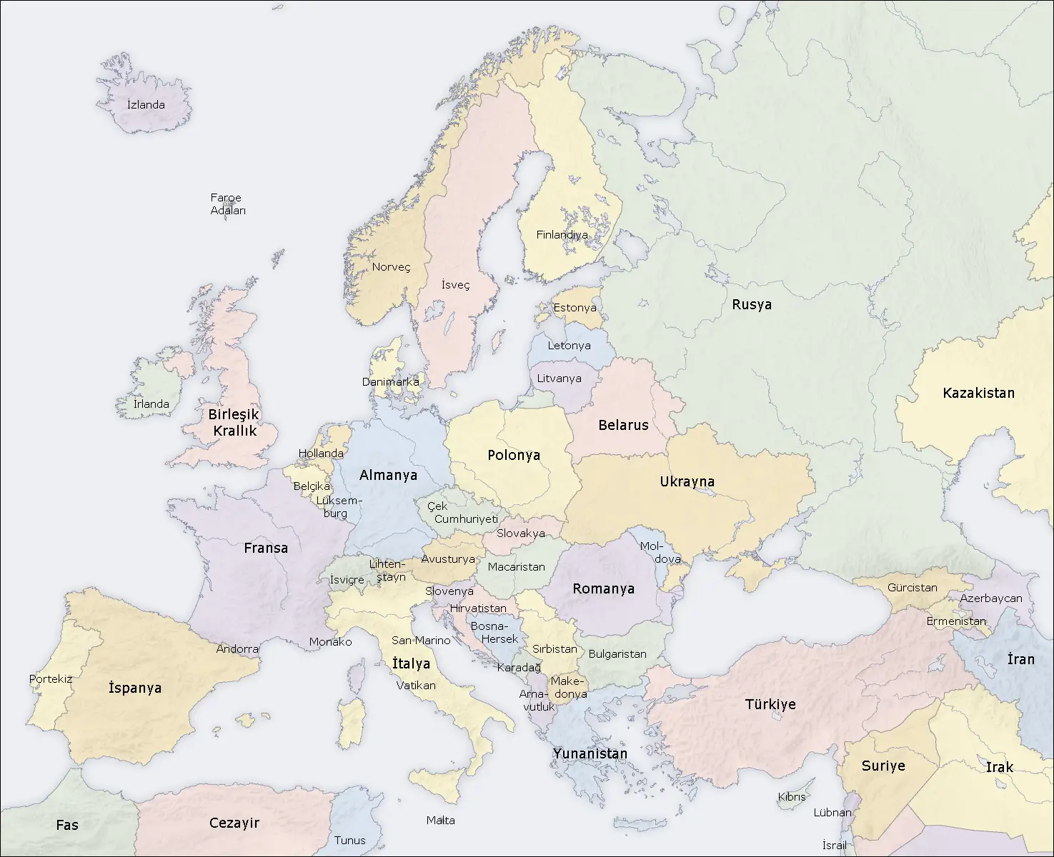 europe countries bearing