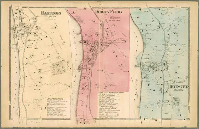 New York maps. Click on the Hastings Dobbs Ferry Irvington Map to view it 