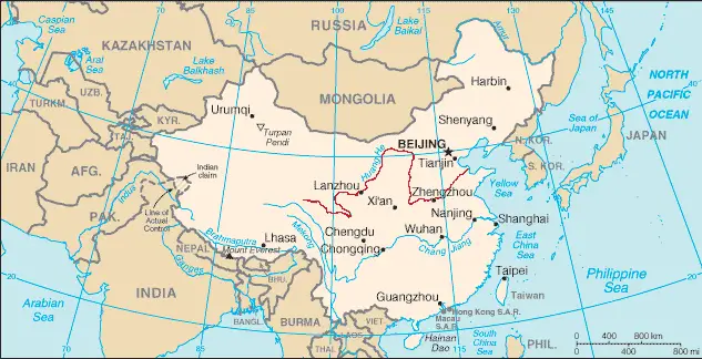 china map rivers. China maps.
