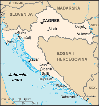 google earth karta hrvatske Where is Croatia? Republic of Croatia Maps • Mapsof.net google earth karta hrvatske