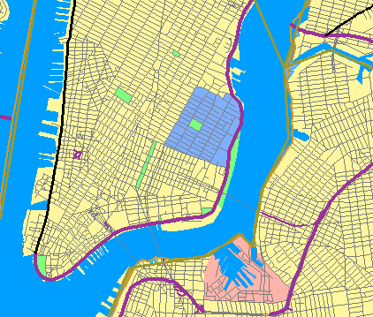 new york city map 1900. New York City maps.