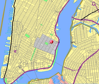 Manhattan  on Map Of Manhattan New York  New York City Maps