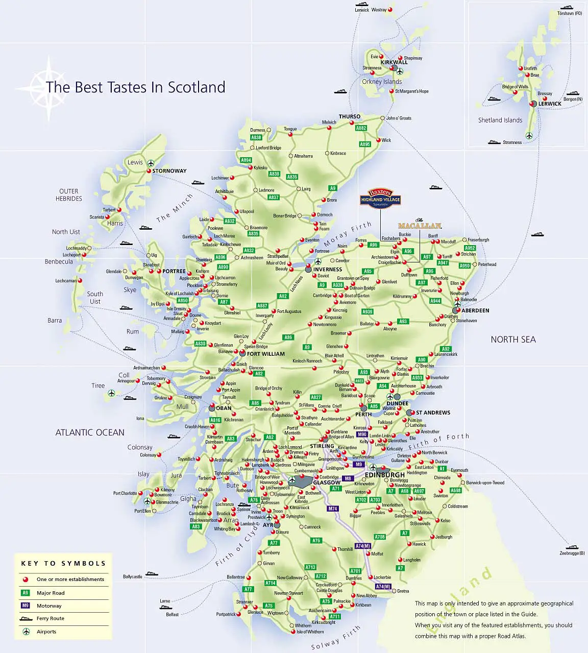 Map Of Scotland Mapsof Net