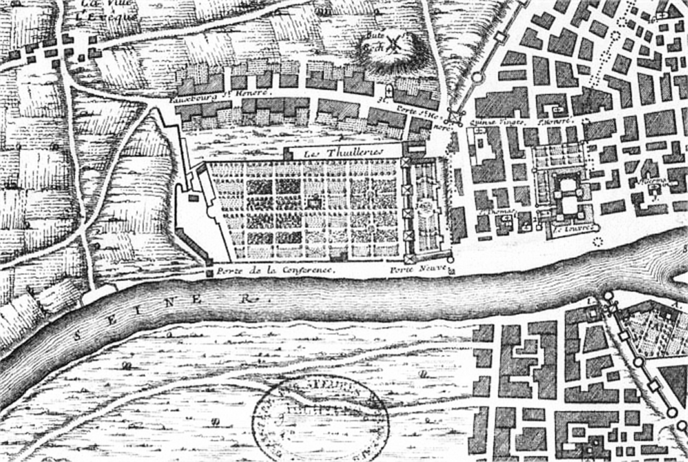  Click on the Map of Tuileries And Louvre, As In C 1589 to view it full 