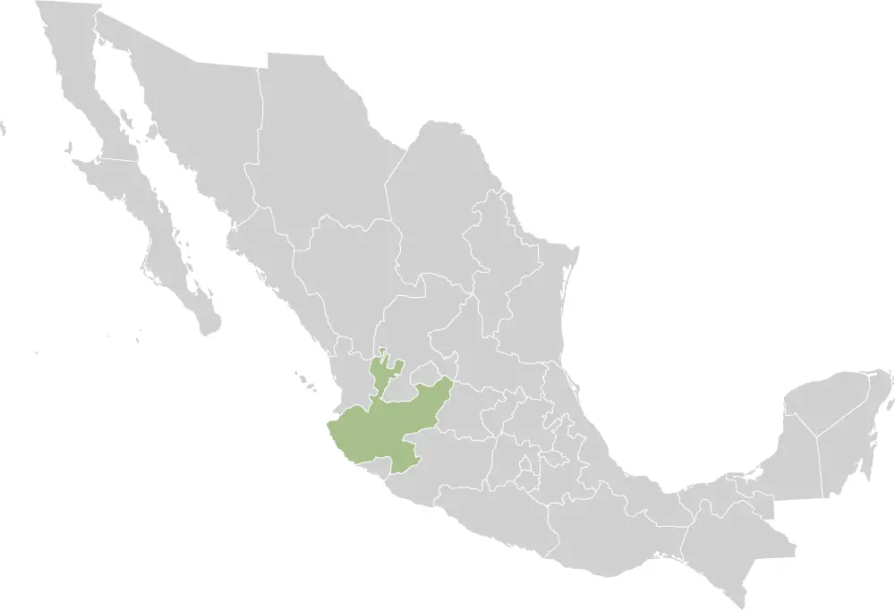 blank map of mexico states. Mexico States Jalisco