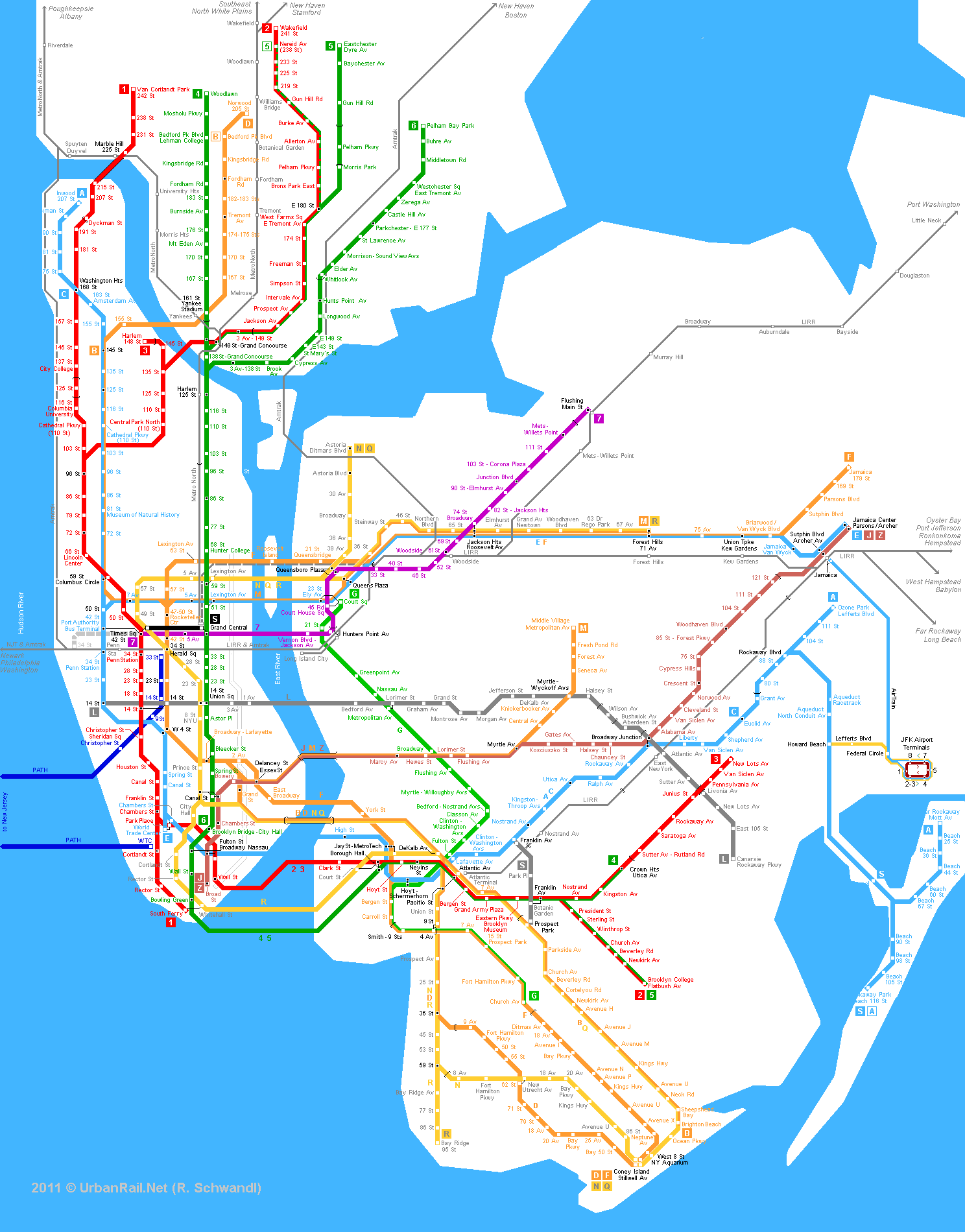 new york subway map