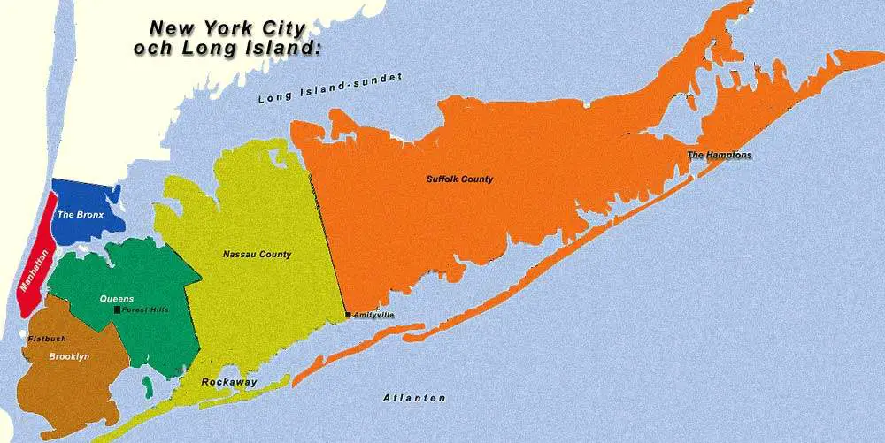 Map Of 5 Boroughs Of New York. 5 Boroughs of New York City;