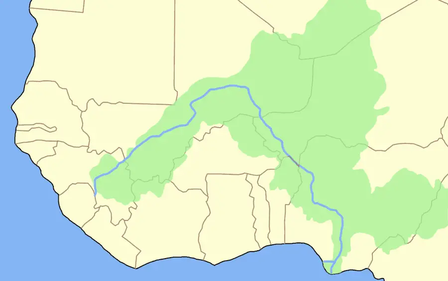 Niger River Blank Mapsof Net