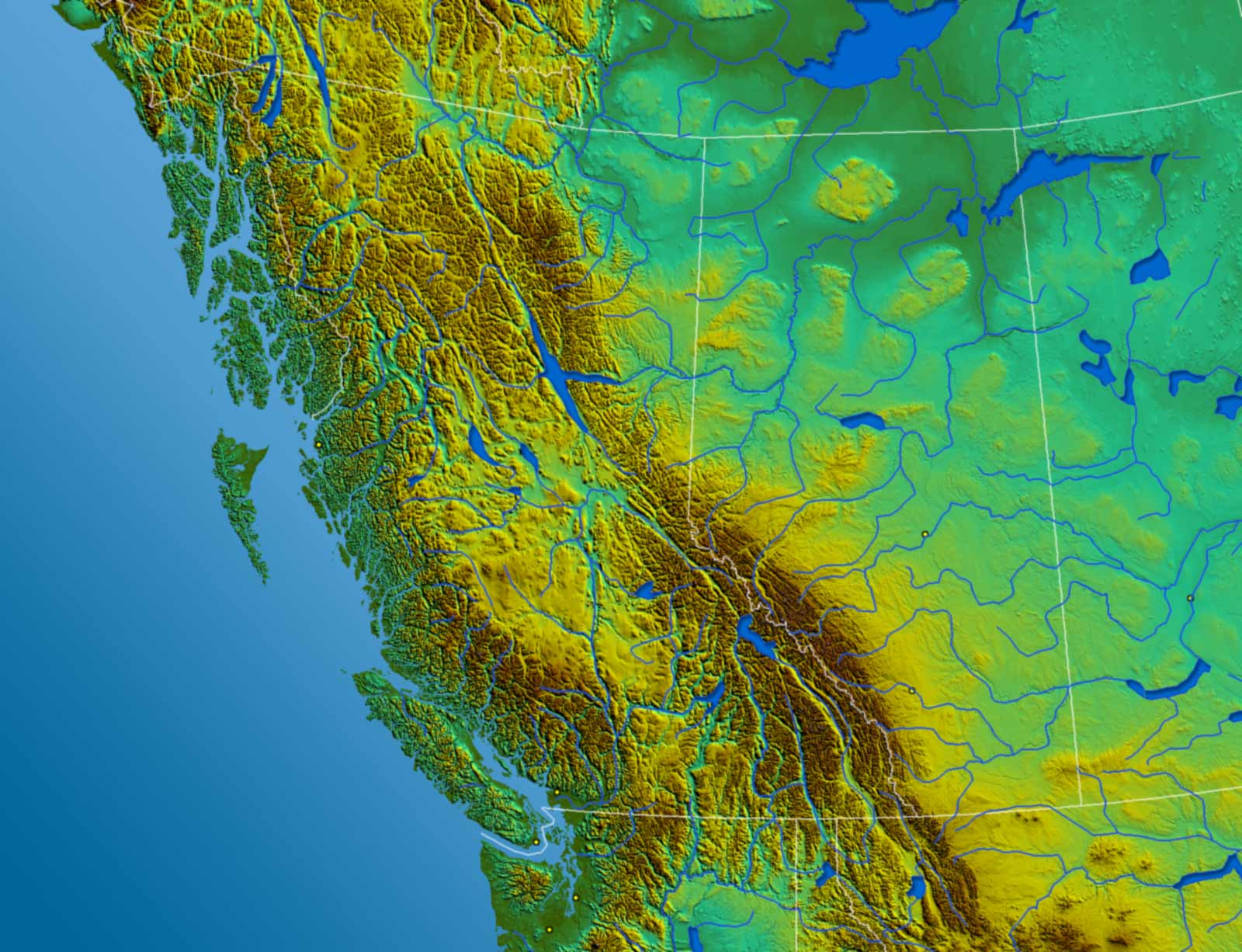 South West Canada 1 Mapsof Net