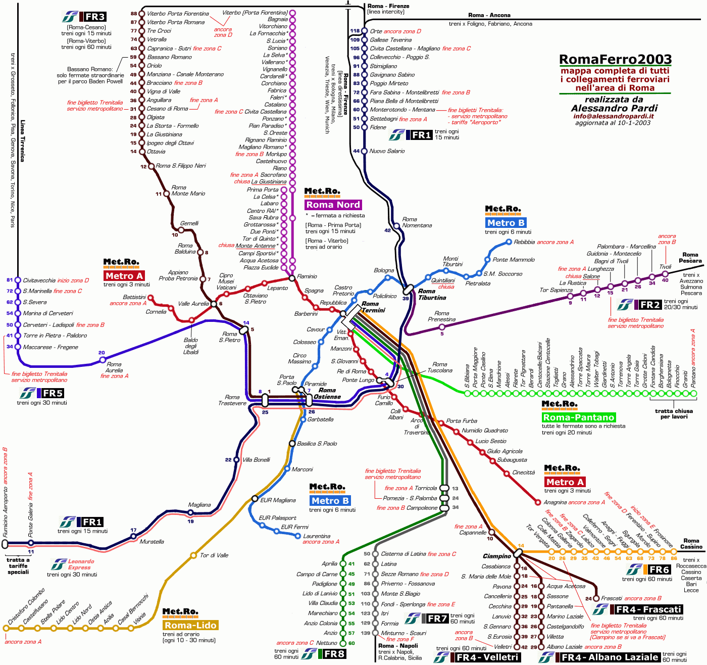 Metro Map Rome Streets Metro Map Rome Streets