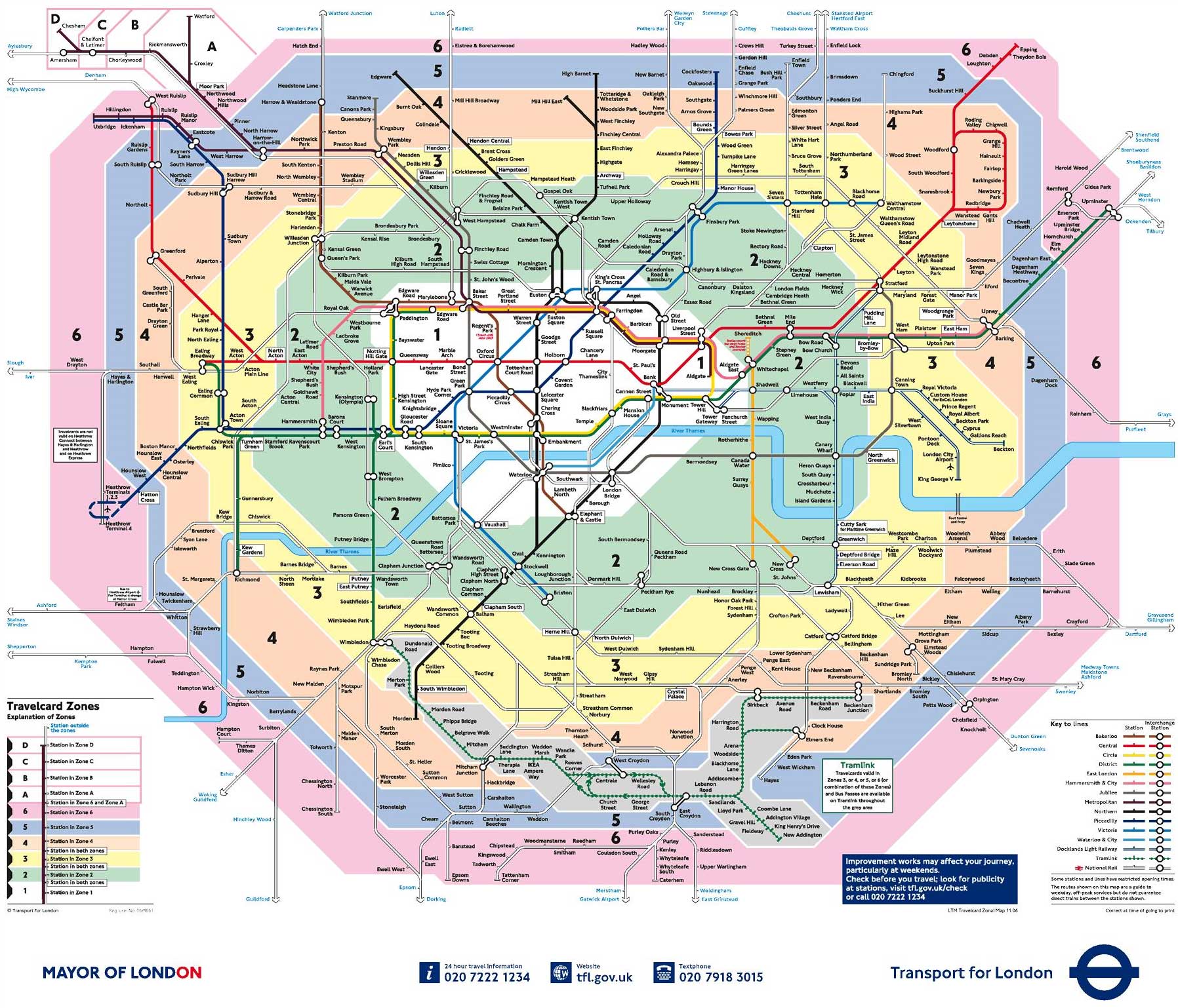 Tube Map Of London Mapsof