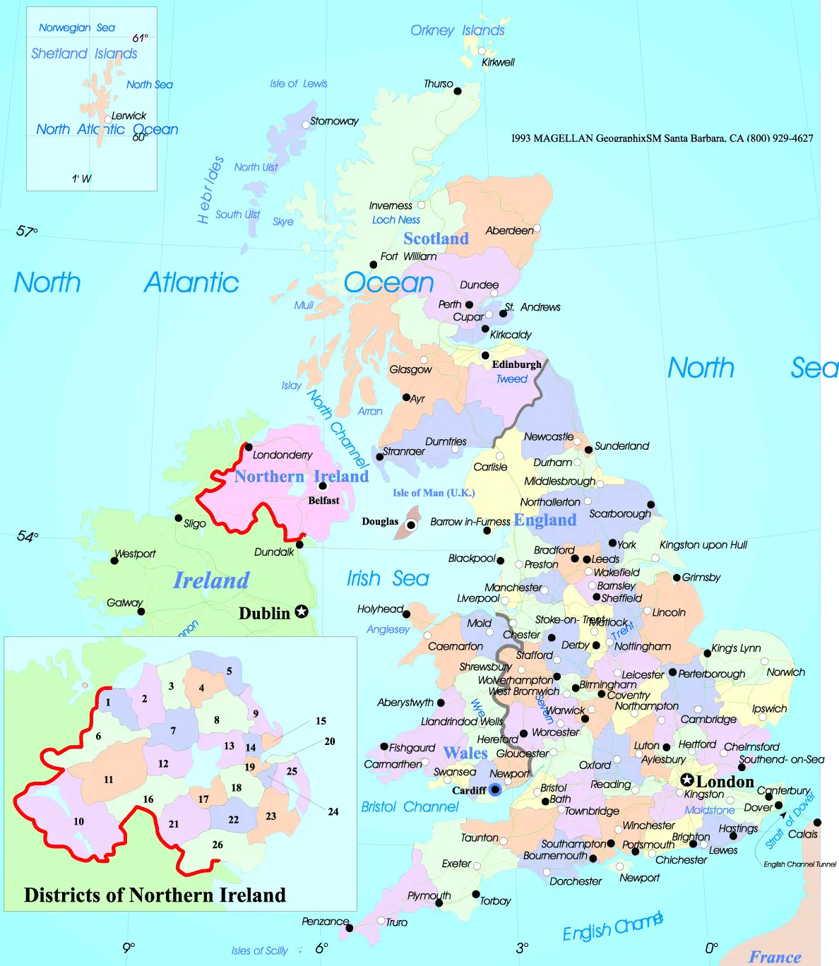 United Kingdom Counties Mapsof Net