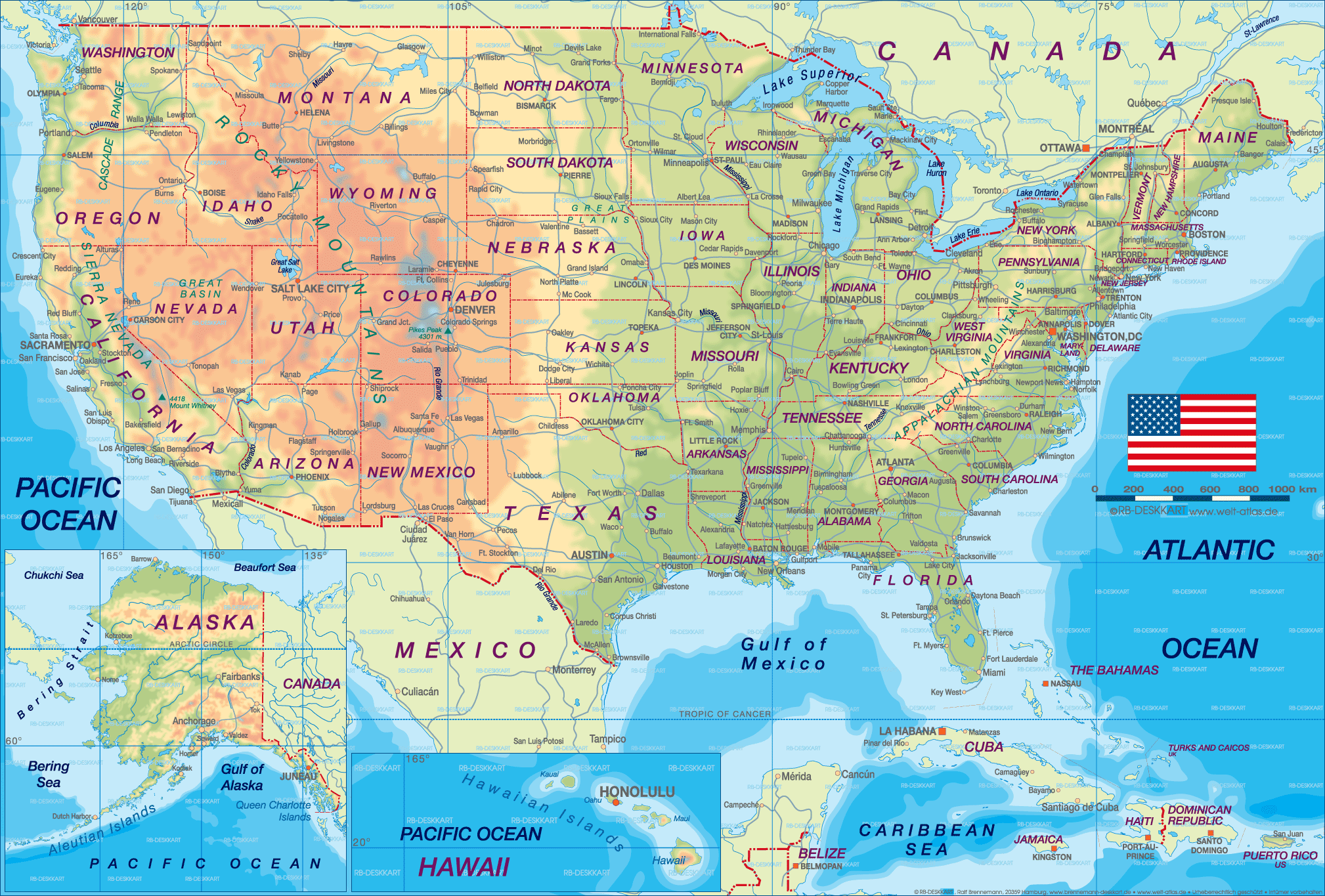 United States Map Gif