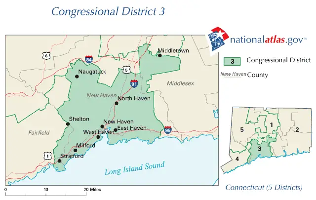 United States Map Connecticut