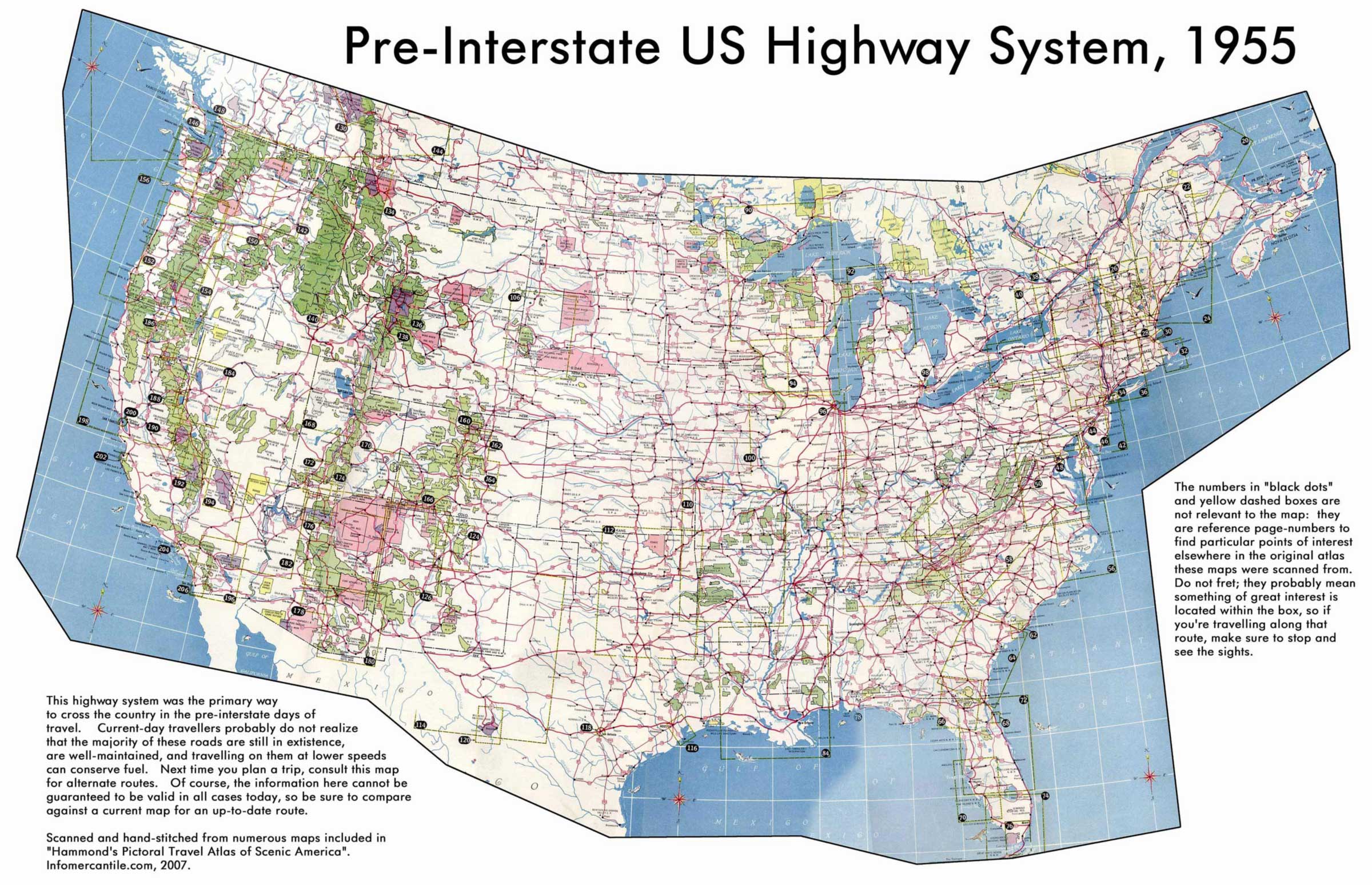 Us Map Highway Map