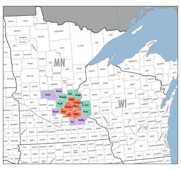 Us Metro Areas Minneapolis Stpaul Bloomington Mapsof Net