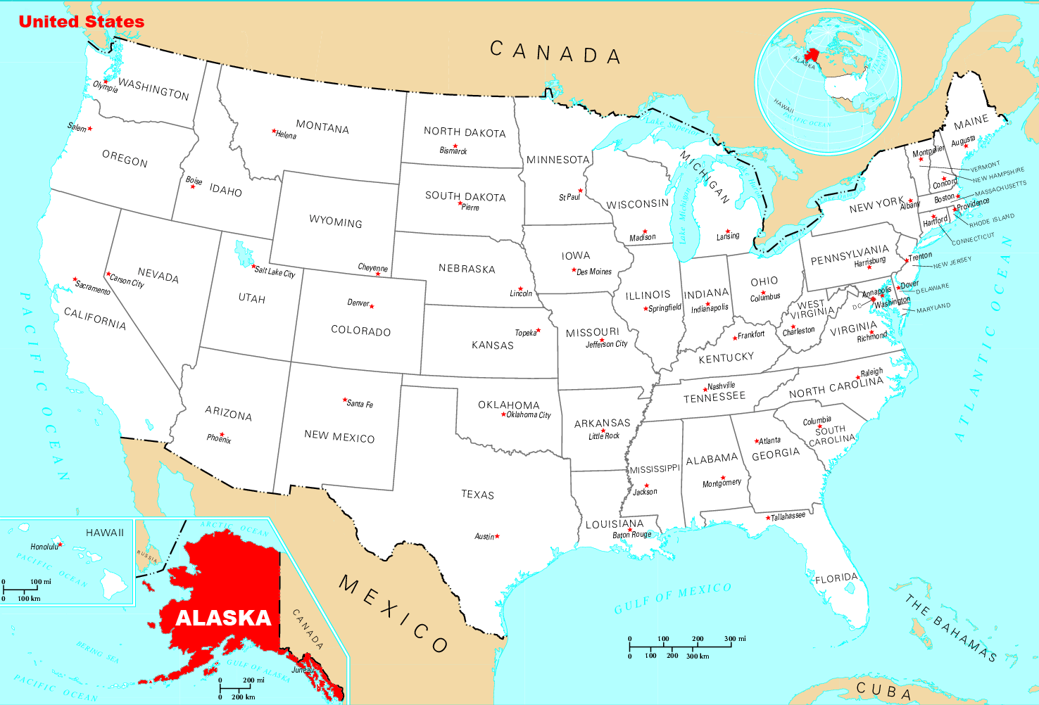 Where Is Alaska Located - Mapsof.net