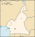 000 Kameruni Harta - Mapsof.Net Map