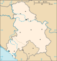 000 Serbia Dhe Mali I Zi - Mapsof.Net Map