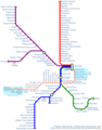 Adelaide Metro System Map (subway) - Mapsof.Net Map