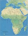 Africa Physical Map 1 - Mapsof.Net Map