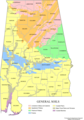 Alabama Map Soils - Mapsof.Net Map