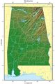 Alabama Relief Map - Mapsof.Net Map