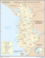Albania Political Map - Mapsof.Net Map