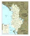 Albania Political Map 2000 - Mapsof.Net Map