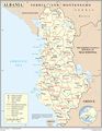 Albania Political Map 2004 - Mapsof.Net Map