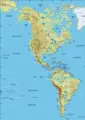 America Physical Map - Mapsof.Net Map