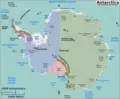 Antarctica Regions Map - Mapsof.Net Map