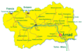 Aosta Valley Map - Mapsof.Net Map